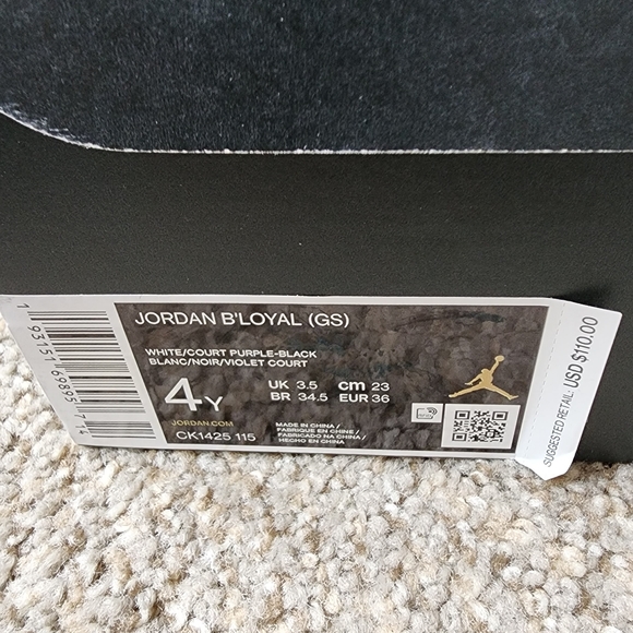 Jordan Bloyal (GS) White Court purple - Picture 7 of 8